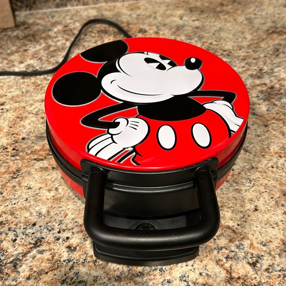 Disney Red Mickey Mouse Waffle Maker